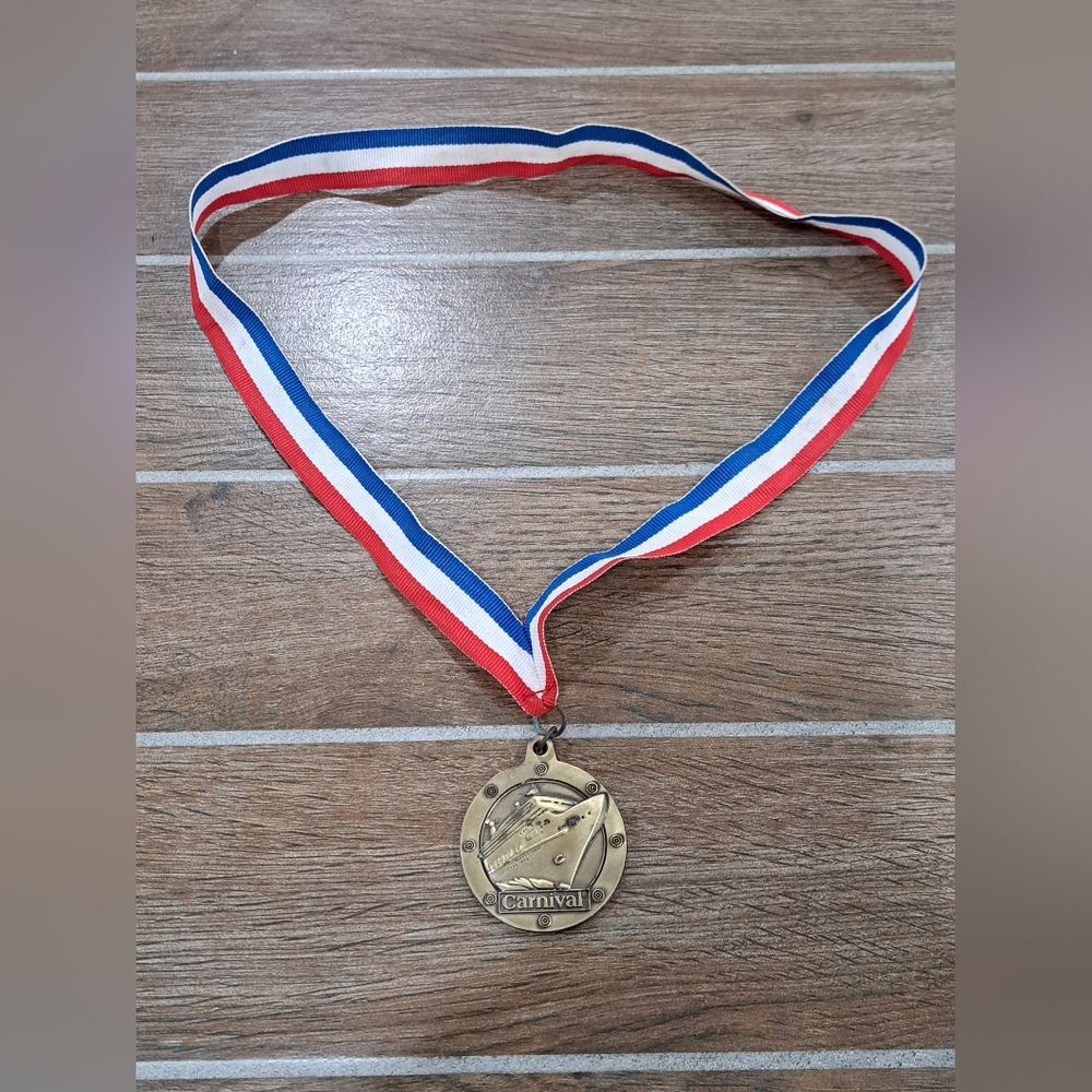 Vintage Carnival Cruise Lines Bronze Medallion Fun For All, All For Fun!